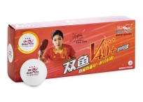Pelota Double Fish V40+ 3*** ITTF 10ud (seam)