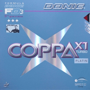 Goma Donic Coppa X1 Turbo Platin