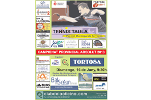 CAMPEONATO PROVINCIAL DE TARRAGONA ABSOLUTO CAMPEONATO PROVINCIAL DE TARRAGONA ABSOLUTO