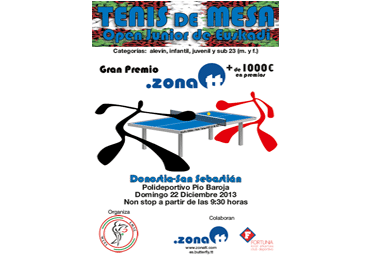 OPEN DE EUSKADI DE EDADES ( 1.100 € EN PREMIOS ) OPEN DE EUSKADI DE EDADES ( 1.100 € EN PREMIOS )