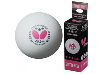 PELOTA DE PLSTICO BUTTERFLY *** 40+ A LA VENTA